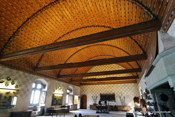 Un soffitto quattrocentesco, Castello di Chillon - La Svizzera