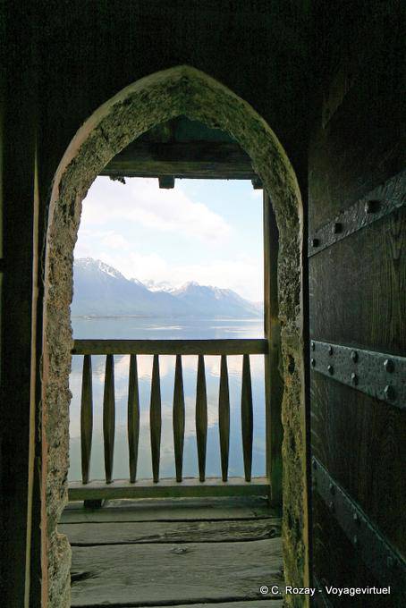 Balcone sul lago, Castello di Chillon - La Svizzera