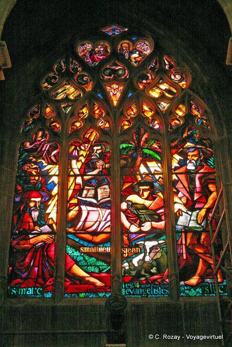 Vetrata di Notre-Dame de Lausanne - La Svizzera
