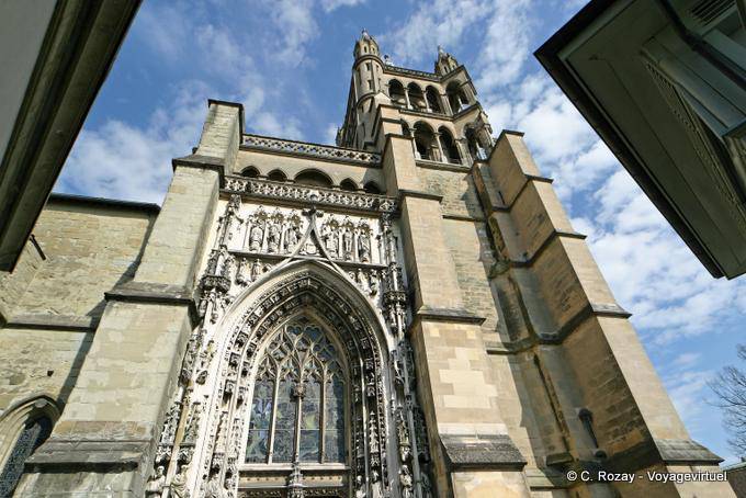 Cattedrale di Losanna arte gotica - La Svizzera