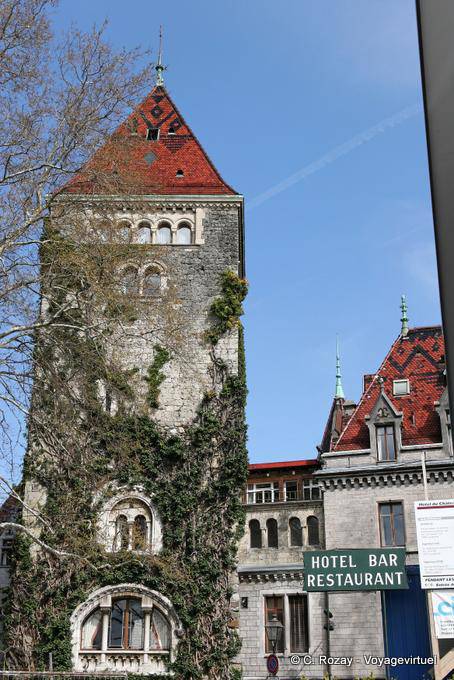 Ouchy Torre del castello - La Svizzera