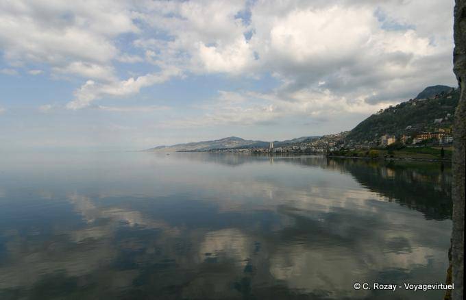 Panorama sul lago di Ginevra - La Svizzera