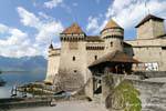 Castello di Chillon Ingresso, La Svizzera.