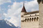 Castello di Chillon torretta, La Svizzera.