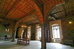 Soffitto della stanza Chatelain, Castello di Chillon, La Svizzera.