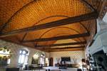 Un soffitto quattrocentesco, Castello di Chillon, La Svizzera.