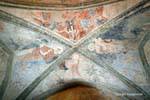 Dipinti sul soffitto della cappella, Castello di Chillon, Montreux, La Svizzera.