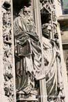 Sculture, Cattedrale di Losanna, La Svizzera.
