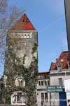 Ouchy Torre del castello, La Svizzera.