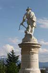Guglielmo Tell, vista posteriore, Montbenon, Lausanne, La Svizzera.