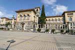 Facciata del Palais de Rumine, Lausanne, La Svizzera.