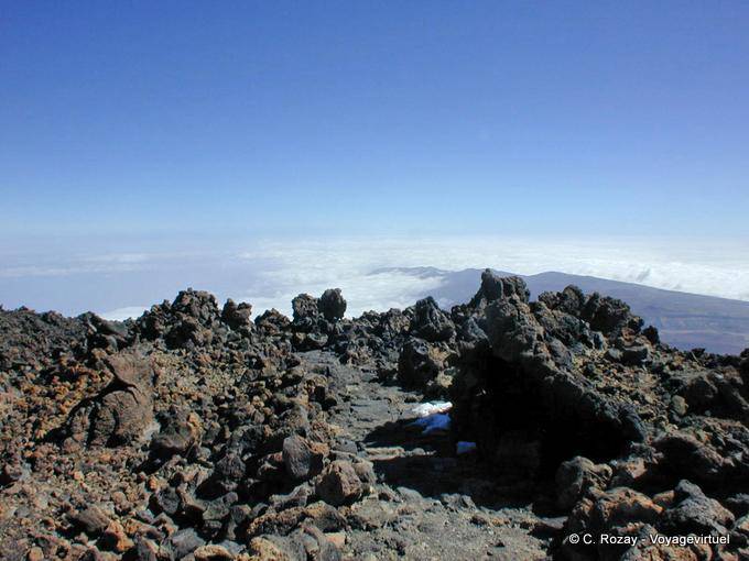 Tenerife, della vista sull'isola dal Teide