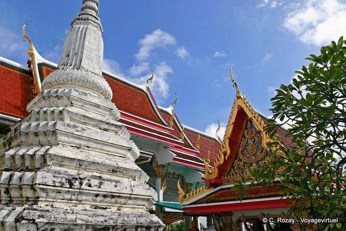 Pietra Chedi, Wat Choeng Phanan, Ayutthaya - La Tailandia