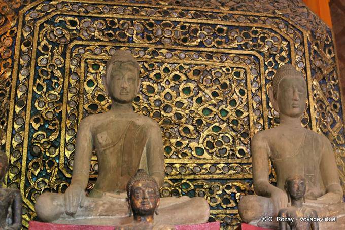 Buddha siamesi, Wat Choeng Phanan, Ayutthaya - La Tailandia