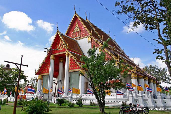 Vista Wat Phra Na Uomini, Ayutthaya - La Tailandia