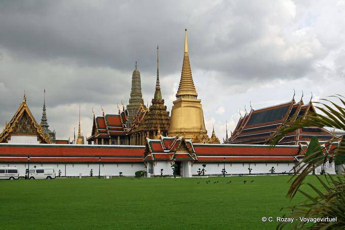 Incinta, Wat Phra Kaew, Bangkok - La Tailandia