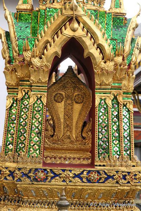 Monumento in Rama, Wat Phra Kaew, Bangkok - La Tailandia