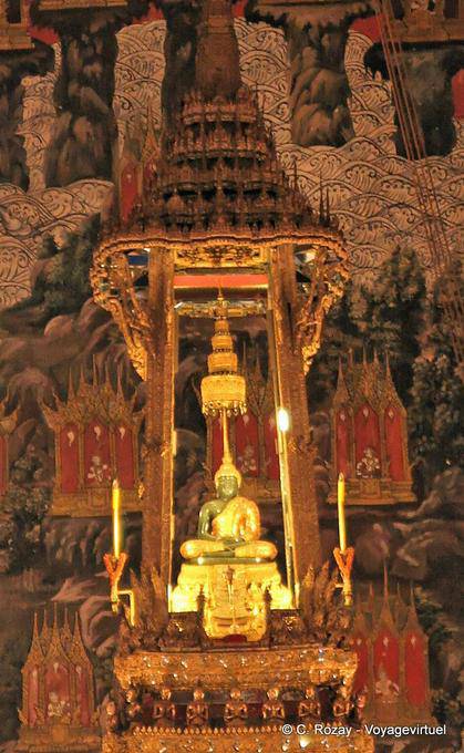 Vero Buddha di Smeraldo, il Wat Phra Kaew, Bangkok - La Tailandia