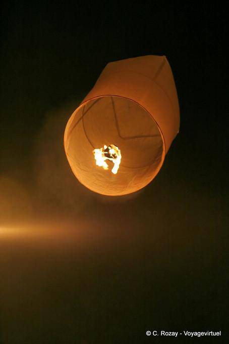 Carta Palloncino, Chiang Mai - La Tailandia