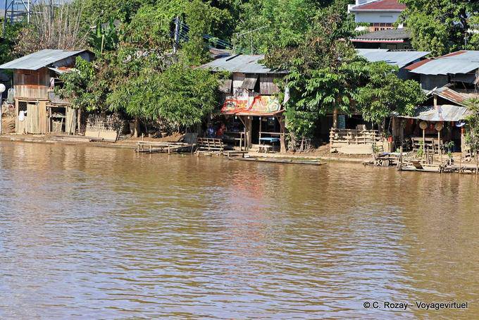 Case a fiume, Chiang Mai - La Tailandia