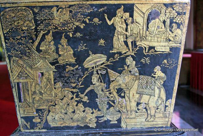Stele informativa, Chiang Mai Tempio - La Tailandia