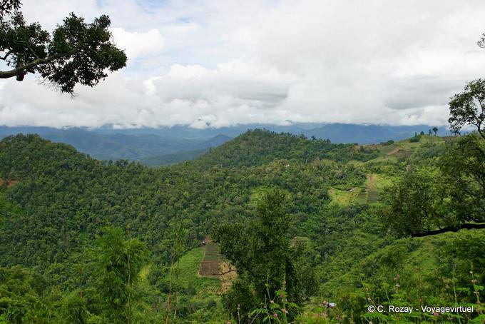 Punto di vista bucolico, Chiang Mai - La Tailandia