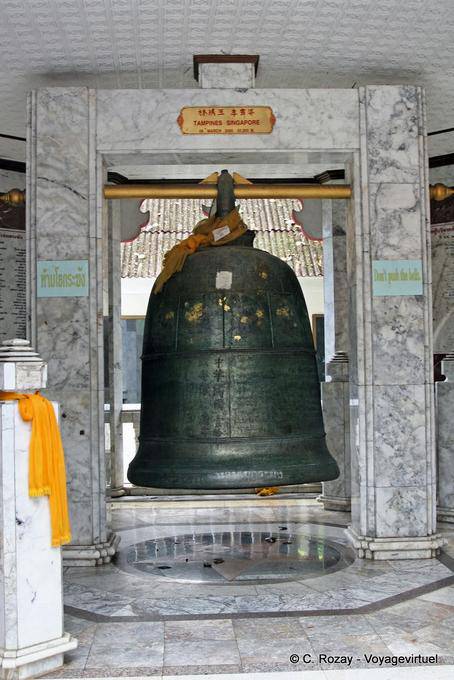 Grande campana, Wat Doi Suthep, Chiang Mai - La Tailandia