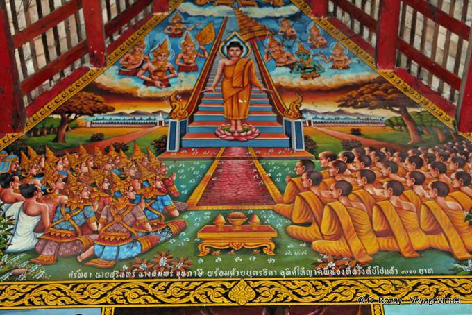 Fase della vita del Buddha, Wat Phra Singh, Chiang Mai - La Tailandia