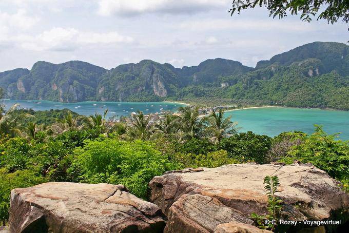 Punto di vista panoramica, Koh Phi Phi - La Tailandia