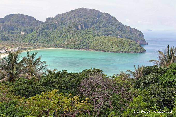 Panorama Lodalum Bay, Koh Phi Phi - La Tailandia