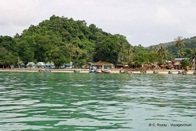 Parziale vista sul Long Beach, Koh Phi Phi - La Tailandia