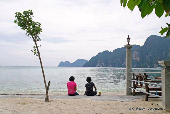Riposo al crepuscolo, Koh Phi Phi - La Tailandia