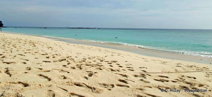 Panorama di Long Beach, Koh Phi Phi - La Tailandia