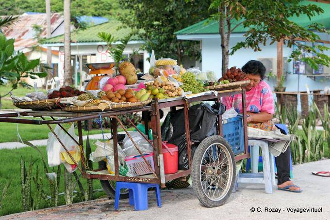 Frutta Hawker, Koh Phi Phi - La Tailandia