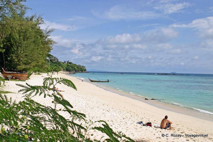 Verso la fine del Long Beach, Koh Phi Phi - La Tailandia
