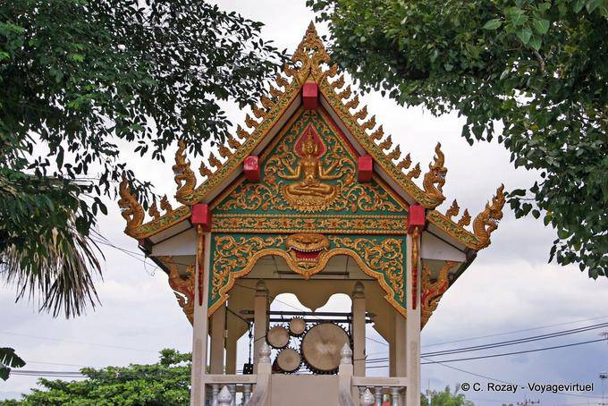 Tamburi di preghiera, Lampang, Wat Sri Chum - La Tailandia