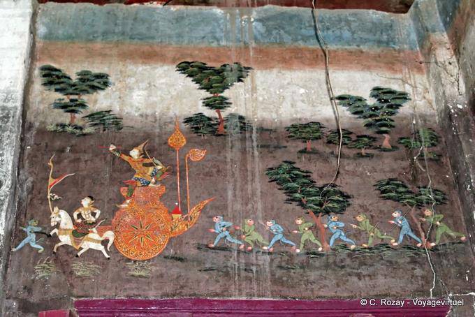 I murales sulla guerra, Phitsanulok - La Tailandia