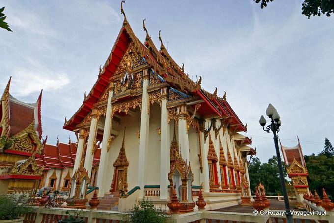 Ubosoth di Wat Chalong, Phuket - La Tailandia