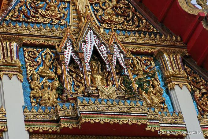 Piccolo enchassé Buddha, Wat Chalong, Phuket - La Tailandia
