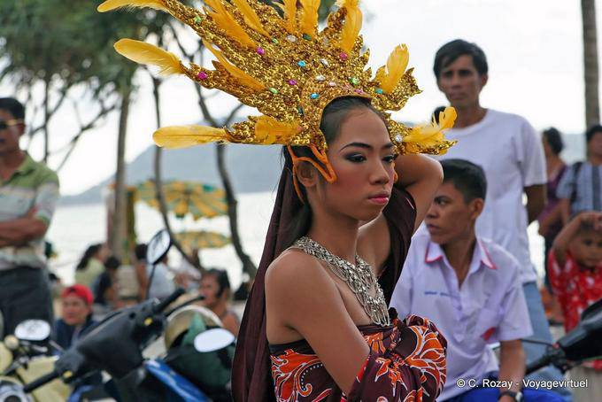 La mia cosa in piume, Festival Patong, Phuket - La Tailandia