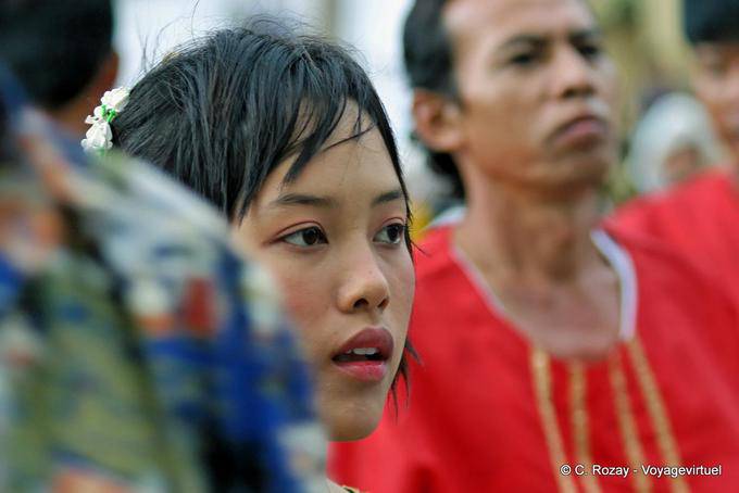 Volto intravisto, Festival Patong, Phuket - La Tailandia