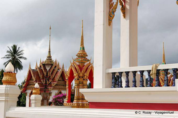 Vista Wat Suwan Khiri architettura Wong, Patong, Phuket Tempio - La Tailandia