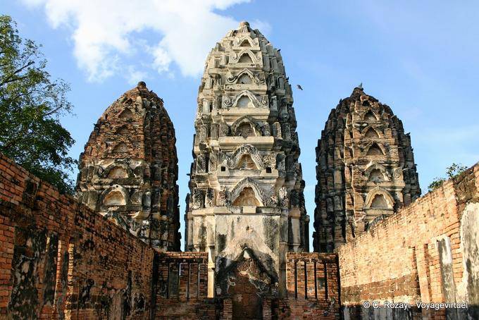 Sri Sawai, Sukhothai, un tempio khmer - La Tailandia