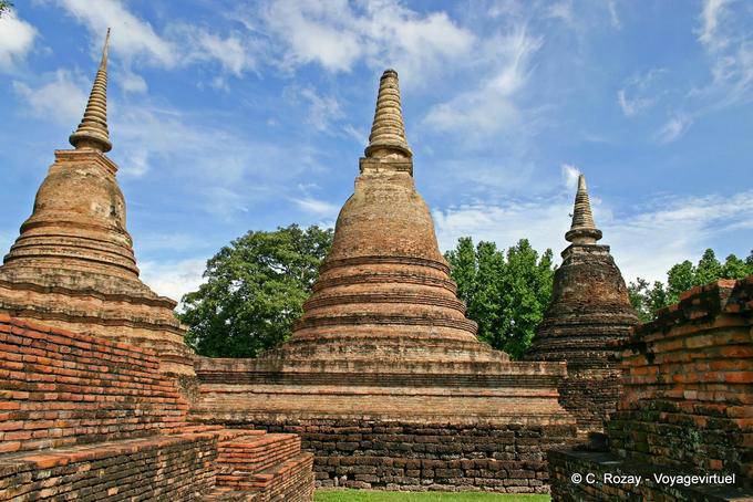 Parco storico di Sukhothai, Wat Mahathat - La Tailandia