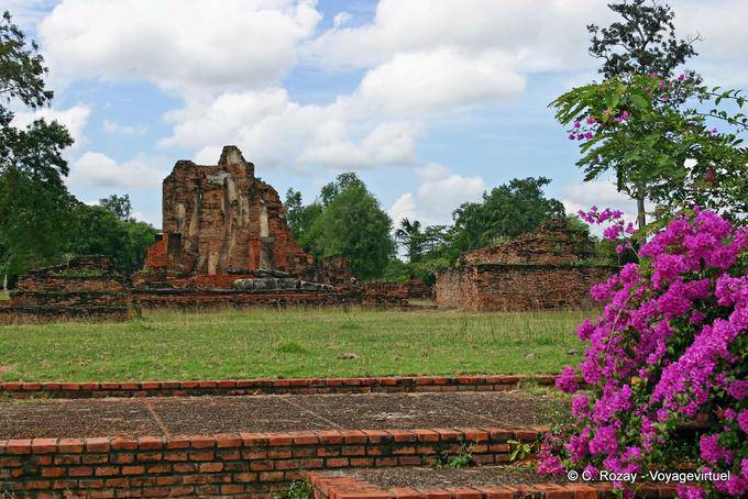 Khmer rovine del tempio, Sukhothai, il Wat Phra Pai Luang - La Tailandia