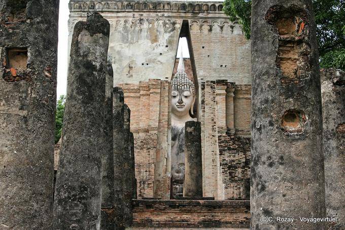 Il tempio di Bodhi, Sukhothai, Wat Sri Chum - La Tailandia