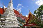 Pietra Chedi, Wat Choeng Phanan, Ayutthaya, La Tailandia.