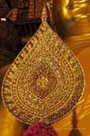 Fan tritato, Wat Choeng Phanan, Ayutthaya, La Tailandia.