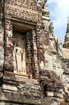 Jataka nicchia (Ratchaburana), Wat Raj Burana, Ayutthaya, La Tailandia.