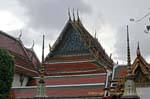 Prasat Phra Thep dettaglio Bidon, Wat Pho, Bangkok, La Tailandia.